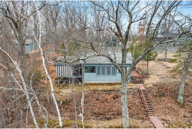 1741A S Deer Lake Cir, Saint Croix Falls, WI 54024 - view of front of house featuring stairs