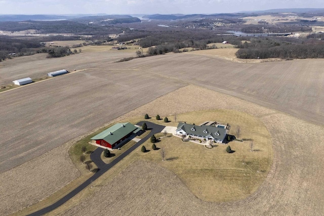 N4795 County Road V, Poynette, WI 53955 - bird's eye view with a rural view