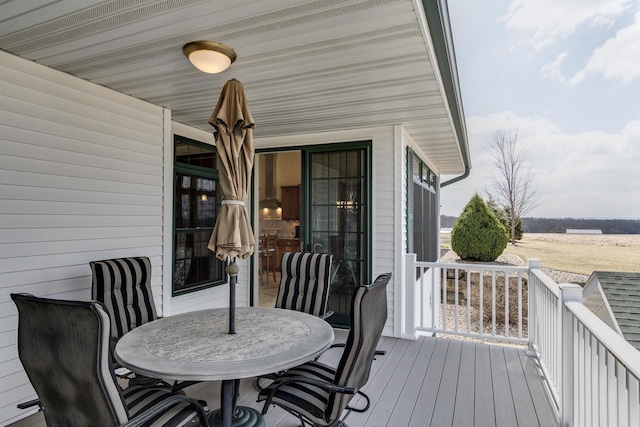 N4795 County Road V, Poynette, WI 53955 - view of wooden deck