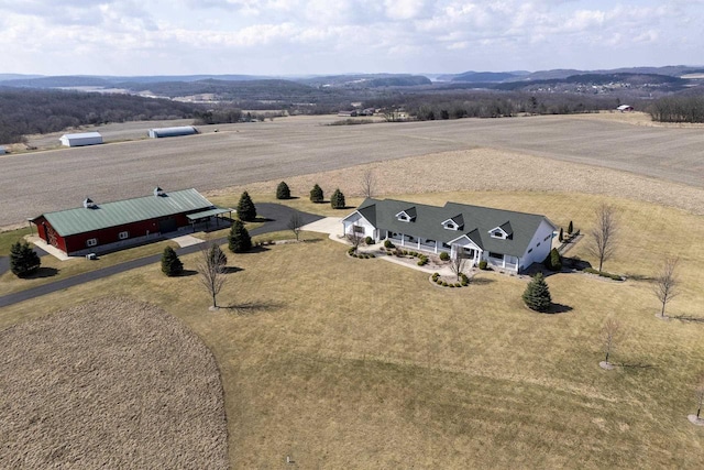 N4795 County Road V, Poynette, WI 53955 - aerial view with a rural view
