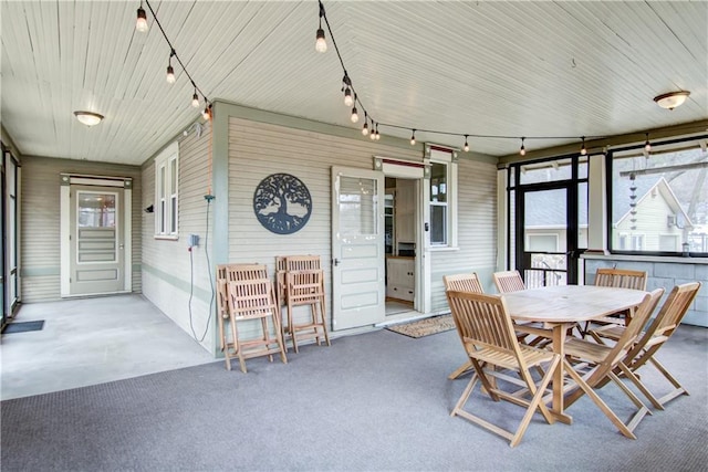 435 Jefferson St, Eau Claire, WI 54701 - sunroom with plenty of natural light and rail lighting