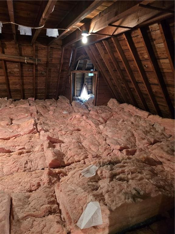 435 Jefferson St, Eau Claire, WI 54701 - view of unfinished attic