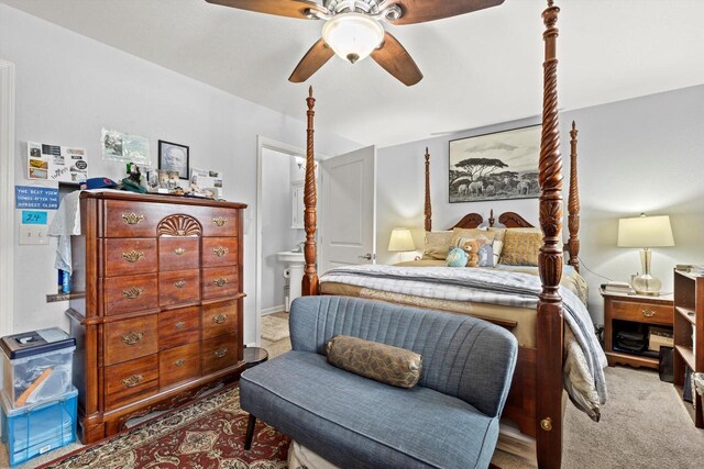 4229 W Howard Ave, Milwaukee, WI 53221 - bedroom with carpet flooring and ceiling fan