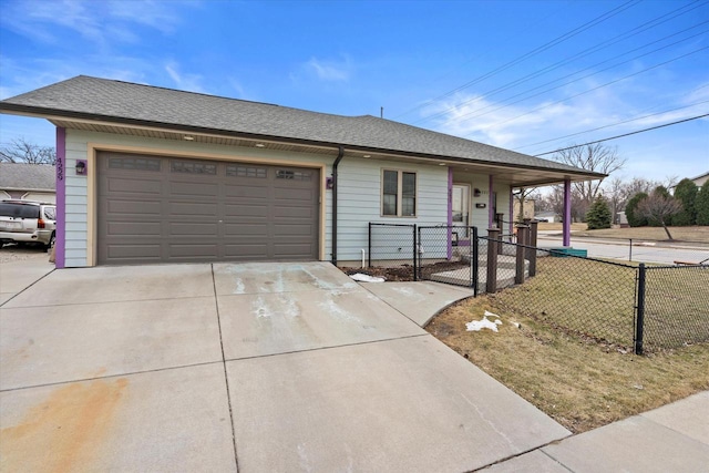 4229 W Howard Ave, Milwaukee, WI 53221 - single story home featuring an attached garage, a shingled roof, driveway, and fence