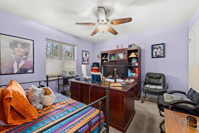 4229 W Howard Ave, Milwaukee, WI 53221 - carpeted bedroom with ceiling fan