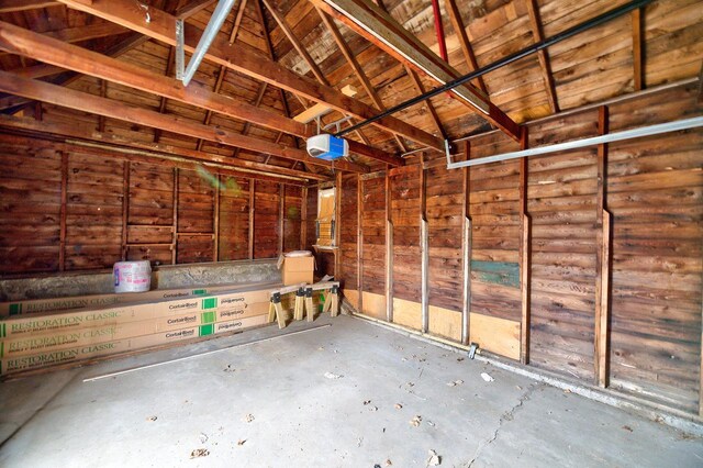 storage area with a garage