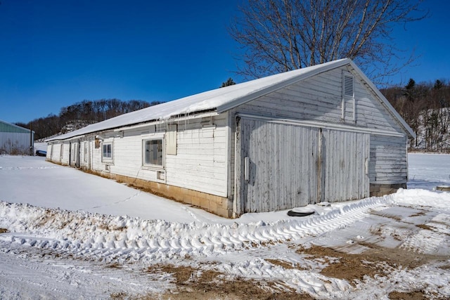 N2547 County Road G, Mauston, WI 53948 - view of snow covered structure