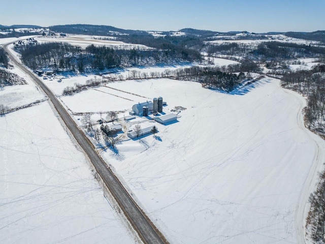N2547 County Road G, Mauston, WI 53948 - view of snowy aerial view