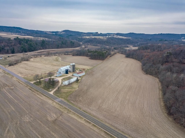N2547 County Road G, Mauston, WI 53948 - aerial view with a mountain view and a rural view
