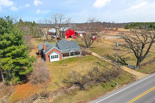 6112 County Road A, Brooklyn, WI 53521 - birds eye view of property
