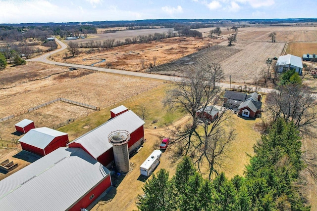 6112 County Road A, Brooklyn, WI 53521 - aerial view featuring a rural view
