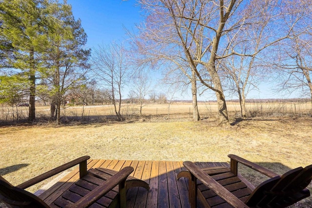 6112 County Road A, Brooklyn, WI 53521 - view of wooden deck