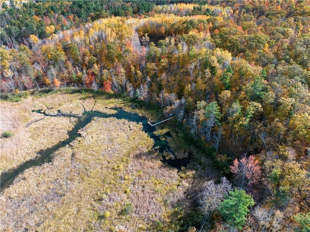 LOT45 Atlas Ln, Hayward, WI 54843 - aerial overview of property's location featuring a forest