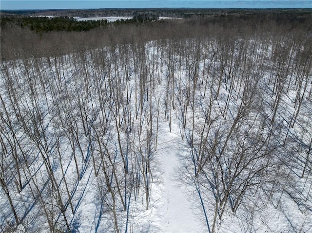 LOT45 Atlas Ln, Hayward, WI 54843 - view of snowy aerial view