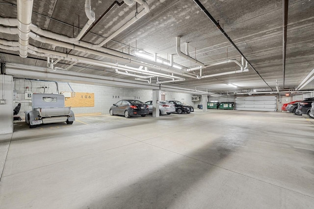 view of parking deck