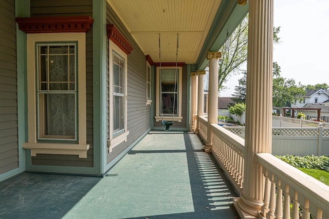 1222 11th St, Monroe, WI 53566 - view of covered porch