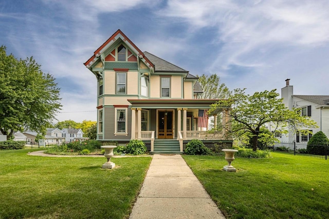 1222 11th St, Monroe, WI 53566 - victorian house with covered porch
