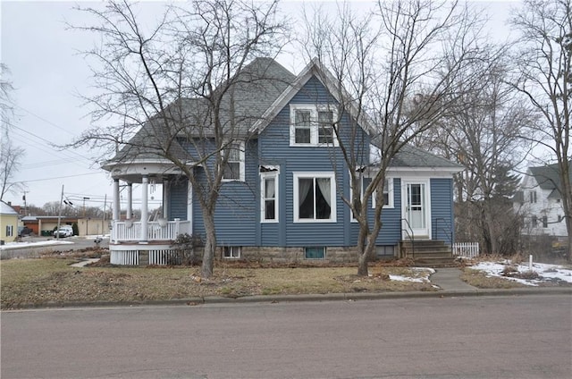 13600 8th St, Osseo, WI 54758 - view of front facade featuring entry steps and a porch