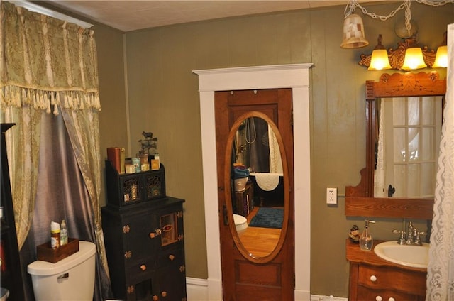 13600 8th St, Osseo, WI 54758 - bathroom featuring toilet and vanity