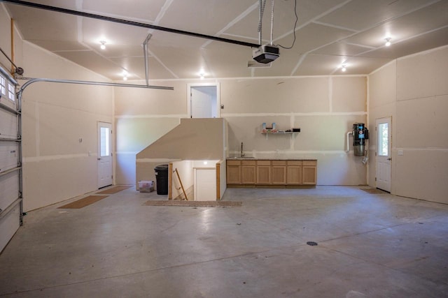 N9310 22nd Ave, Necedah, WI 54646 - garage featuring a garage door opener