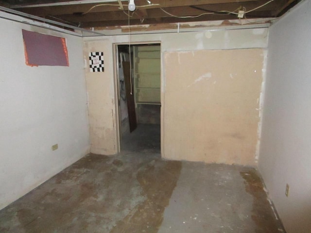 454 Center St, Adams, WI 53910 - view of unfinished below grade area