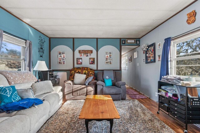 5830 Broadway St, Wisconsin Rapids, WI 54494 - living area with wood finished floors