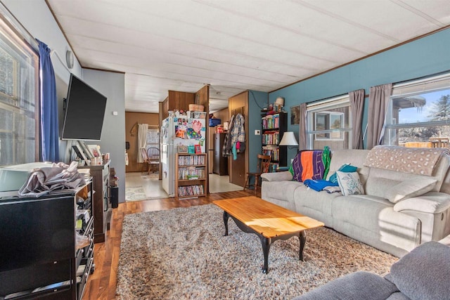 5830 Broadway St, Wisconsin Rapids, WI 54494 - living area with wood finished floors