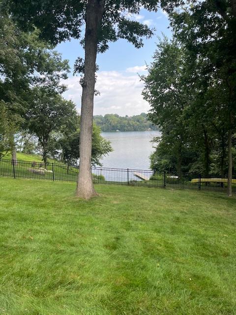 E12275 Timber Ridge Trl, Prairie Du Sac, WI 53578 - view of yard featuring a water view and fence