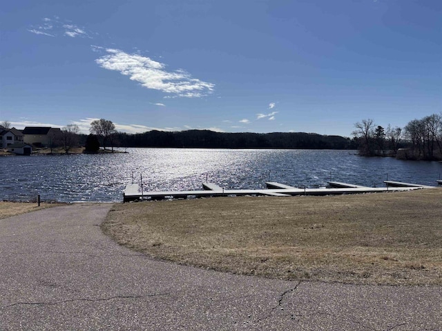 E12275 Timber Ridge Trl, Prairie Du Sac, WI 53578 - property view of water with a dock