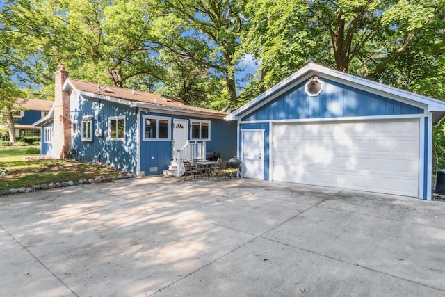 556 Highland Rd, Williams Bay, WI 53191 - garage featuring concrete driveway