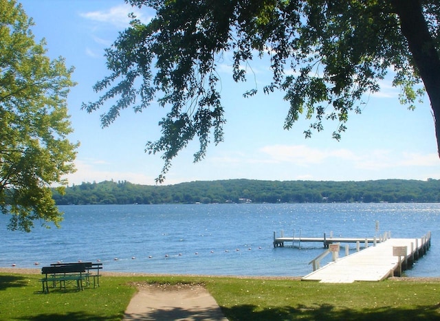 556 Highland Rd, Williams Bay, WI 53191 - dock with a water view