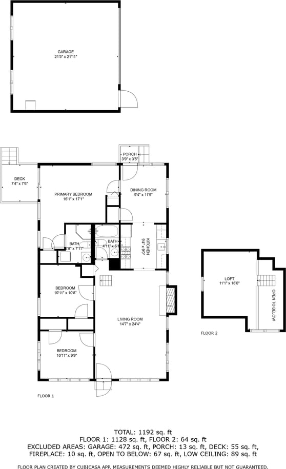 556 Highland Rd, Williams Bay, WI 53191 - floor plan / room layout
