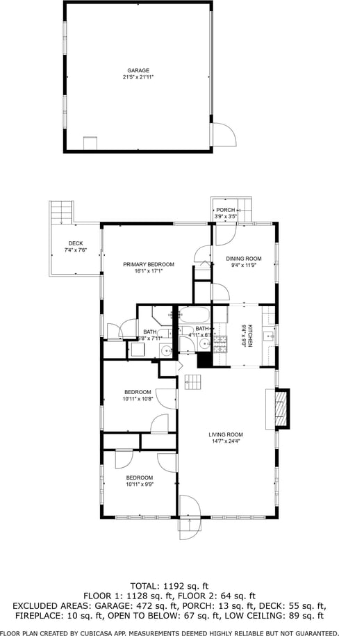 556 Highland Rd, Williams Bay, WI 53191 - property floor plan