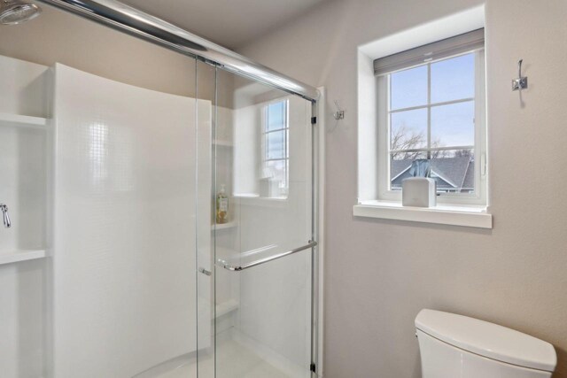 328 Venus Way, Madison, WI 53718 - bathroom featuring toilet and a stall shower