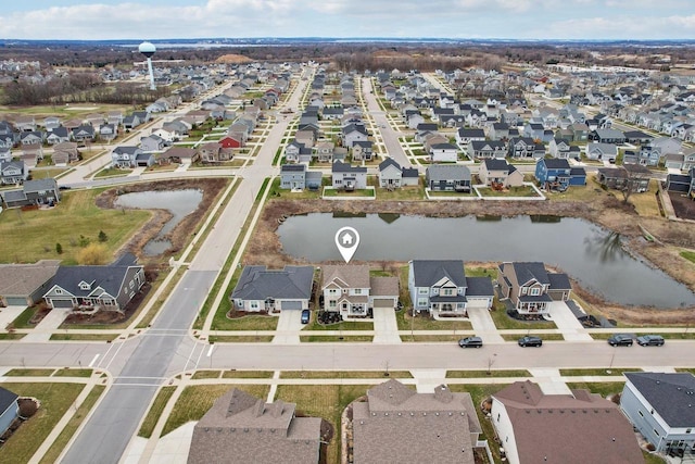 328 Venus Way, Madison, WI 53718 - aerial view with a residential view and a water view