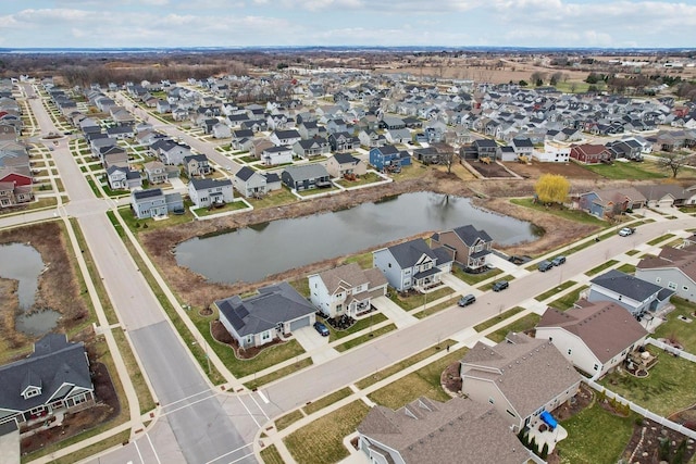 328 Venus Way, Madison, WI 53718 - bird's eye view with a water view and a residential view