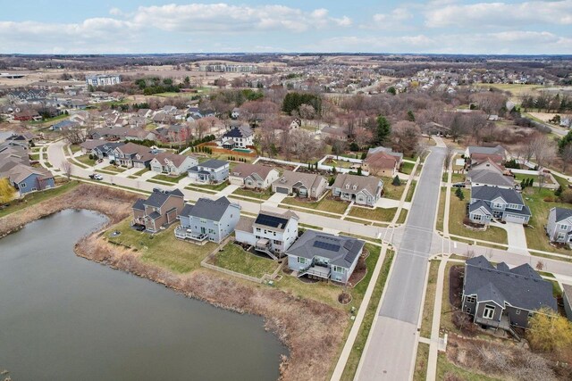 328 Venus Way, Madison, WI 53718 - drone / aerial view with a water view and a residential view
