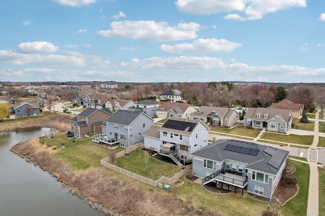 328 Venus Way, Madison, WI 53718 - aerial view featuring a water view and a residential view