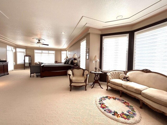 25621 Honeycut Ave, Tomah, WI 54660 - carpeted bedroom featuring a textured ceiling