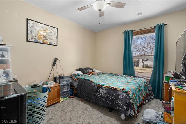 3374 Gerrard Ave, Eau Claire, WI 54701 - carpeted bedroom with a ceiling fan