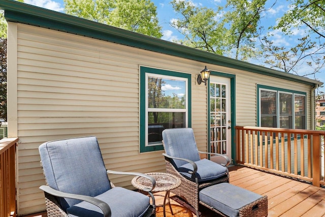725 Eugenia Ave, Madison, WI 53705 - view of wooden deck