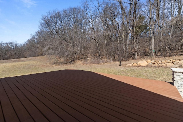 W4668 Reetz Rd, Princeton, WI 54968 - wooden terrace featuring a lawn