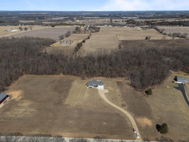 W4668 Reetz Rd, Princeton, WI 54968 - aerial overview of property's location featuring rural landscape