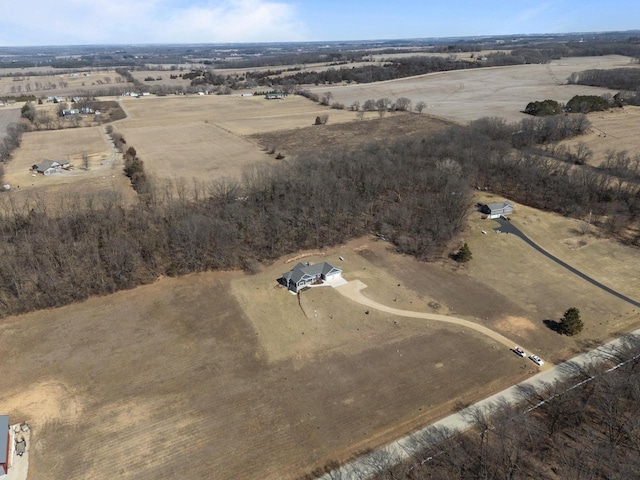 W4668 Reetz Rd, Princeton, WI 54968 - aerial view of property and surrounding area featuring rural landscape
