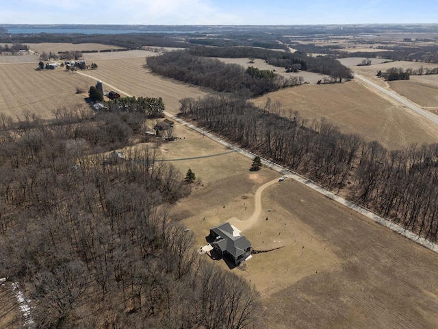 W4668 Reetz Rd, Princeton, WI 54968 - aerial view of property's location featuring rural landscape