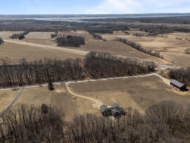 W4668 Reetz Rd, Princeton, WI 54968 - aerial overview of property's location with rural landscape