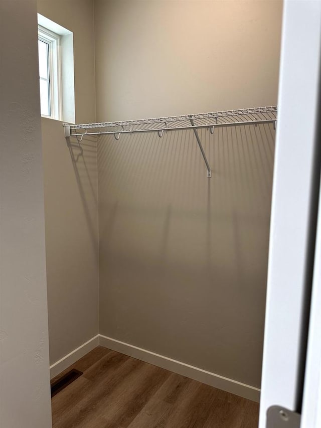 N9249 Constellation Dr, Appleton, WI 54915 - walk in closet with wood finished floors