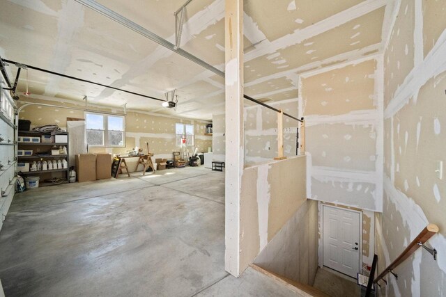 8464 County Rd S, Pulaski, WI 54162 - garage with a garage door opener