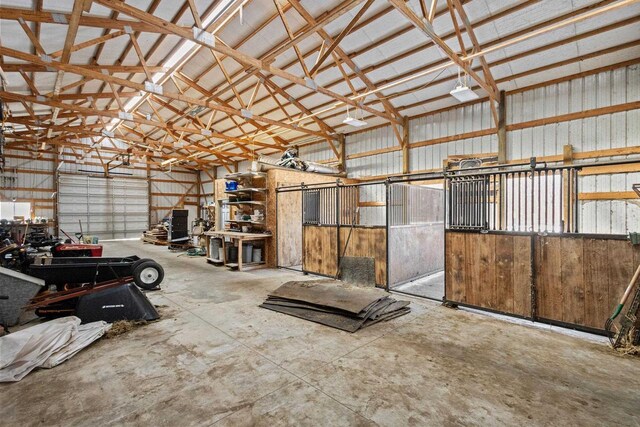 8464 County Rd S, Pulaski, WI 54162 - view of horse barn