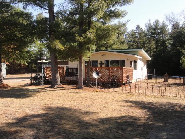 exterior space featuring fence